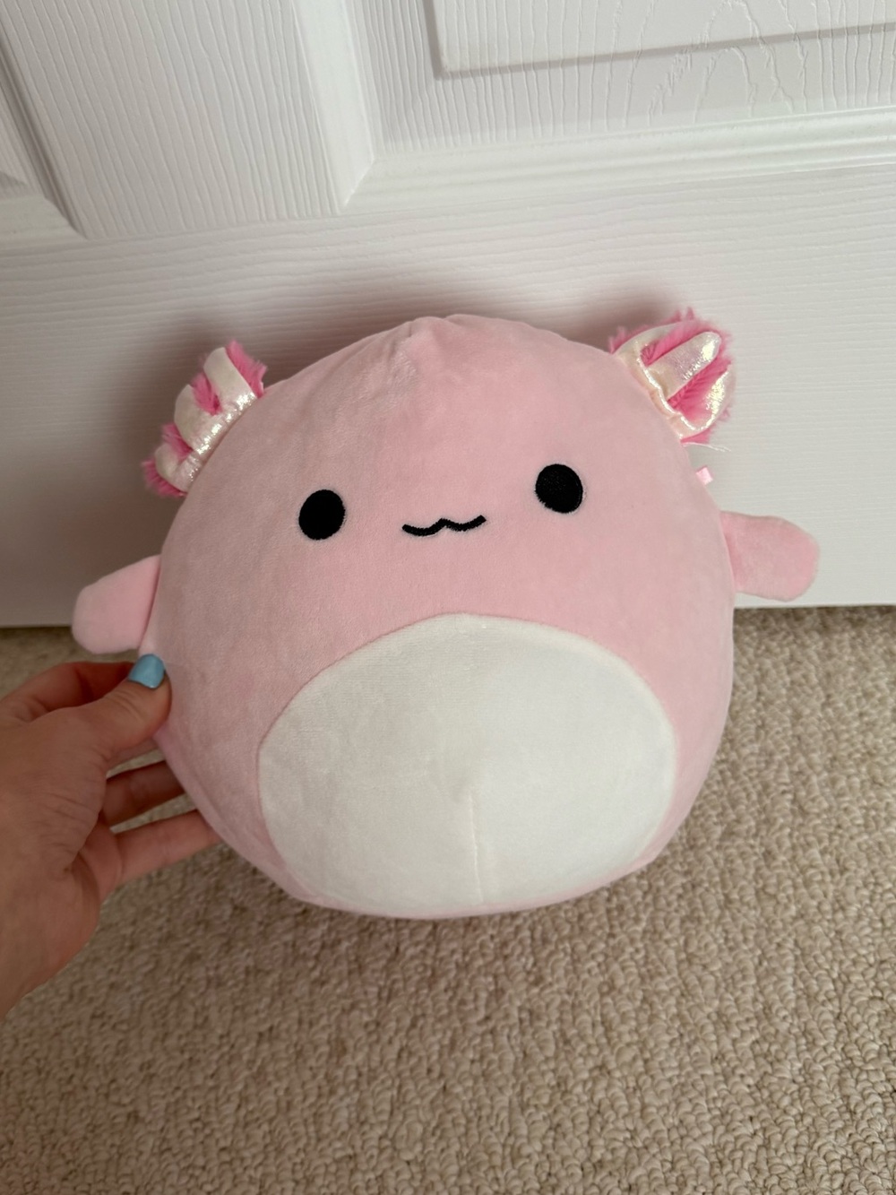Pink Axolotl Squishmallow